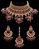 Statement 22k Meenakari Indian Wedding Jewellery NERK11717 Indian Jewellery