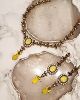 Lemon Yellow Antique Necklace Set NAYC0971 Indian Jewellery