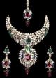 Traditional Peacock Kundan Necklace Set NGMK11740 Indian Jewellery