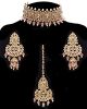 Beaded Mughal Asian Indian Choker Jewellery Set NAPC12046 Indian Jewellery