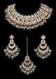 Mirrored Asian Indian Pakistani Jewellery Set - Antique NAGM12296 Indian Jewellery