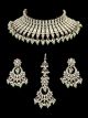 Premium American Diamond Silver Indian Jewellery Set NSGA12433 Indian Jewellery