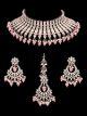 Premium American Diamond Silver Indian Jewellery Set NSPA12435 Indian Jewellery