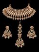 Baby Pink & Mint American Diamond Antique Indian Jewellery Set NAPA12440 Indian Jewellery