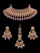 Lilac Purple American Diamond Antique Indian Jewellery Set NAUA12442 Indian Jewellery