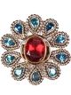 Large silver flower ring ASLA10925 Indian Jewellery