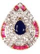 American Diamond Indian cocktail ring AGPA10934 Indian Jewellery