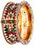 Luxury Meenakari & Polki Wide Indian Bangle Cuff 2.4 2.8 WGAP02980 Indian Jewellery