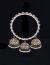 2x Antique Asian Indian Triple Jhumki Kangan Churi Bangles 2.10 WANP12256 Indian Jewellery