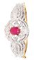 Laila Fine American Diamond Bracelet - Ruby WGRA03590 Indian Jewellery