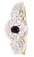 Laila Fine American Diamond Bracelet - Black WGBA03593 Indian Jewellery