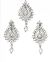 Kia Silver Earrings & Tikka Set - Kia ISWK10604C Indian Jewellery