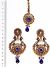 Peacock Indian Earrings and Tikka IALA04387 Indian Jewellery