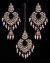 Antique Asian Chandelier Jhumkis & Tikka Set IAPK11835 Indian Jewellery