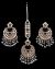 Premium Antique Gold Mirror Beaded Earring & Tikka IALM12350 Indian Jewellery