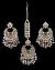 Premium Antique Gold Mirror Beaded Earring & Tikka IAWM12357C Indian Jewellery