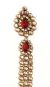 South Indian Antique & Bright Red Hair Choti Jewellery CARK0061 Indian Jewellery
