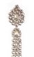 Kundan Indian Silver & White Hair Choti Jewellery CSWK0065 Indian Jewellery