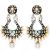 Neha Large Indian Earrings ESWA04345 Indian Jewellery