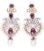 Large Mauve Indian Earrings ESUA04355 Indian Jewellery