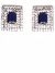 Elegant Indian Stud Earrings (princess cut czar diamonds) EELA10951 Indian Jewellery