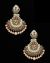 Matt Meenakari Chandelier Asian Earrings - mint green EGGA12159 Indian Jewellery