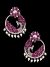 Silver Oxidised Peacock Indian Earrings ESRP12183 Indian Jewellery