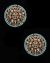 Statement Large Champagne Polki Indian Studs EAPA12195C Indian Jewellery
