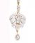 White Small/Medium Indian Fine American Diamond Tikka ZGWA04364 Indian Jewellery