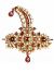Khazana Wide Kundan Kalgi KGPK10091 Indian Jewellery