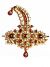 Khazana Wide Kundan Kalgi KGRK10088 Indian Jewellery