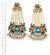 Large Mughal Princess Kundan Earrings EALK04401 Indian Jewellery