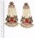Large Mughal Princess Kundan Earrings EARK04407 Indian Jewellery