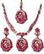 Elegant Crystal Pendant Set - Anjala NAWC10563C Indian Jewellery