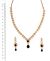 Very Delicate Fine Necklace Set - Black NGBA04731 Indian Jewellery