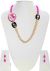 Pink Agate Pendant Mala NGPK04798 Indian Jewellery
