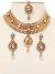 Sparkling Gold Choker Set - Meera BEWC10743 Indian Jewellery