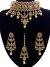Antique Indian Bridal Choker Jewellery - Champagne American Diamonds NANA11084 Indian Jewellery