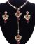Delicate antique gold crystal necklace set - Shabnam NAPC11137 Indian Jewellery