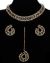 Elegant Champagne Crystal Collar Necklace & Studs NGLC11455 Indian Jewellery