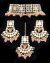 Asian Indian Antique Mirrored Jewellery Set - Peach NAPM11929 Indian Jewellery