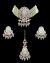 Beaded Kundan Indian Jewellery Set NSGL12233 Indian Jewellery