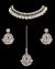 American Diamond Silver Indian Jewellery Set NSGA12274 Indian Jewellery