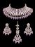 Premium American Diamond Silver Indian Jewellery Set NSUA12431 Indian Jewellery