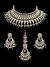 Premium American Diamond Silver Indian Jewellery Set NSGA12432 Indian Jewellery