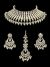 Premium American Diamond Silver Indian Jewellery Set NSGA12433 Indian Jewellery