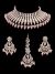 Premium American Diamond Silver Indian Jewellery Set NSPA12435 Indian Jewellery