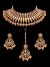 Peach American Diamond Antique Indian Jewellery Set NAPA12441 Indian Jewellery