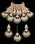 Statement Sabyasachi Indian Kundan Wedding Jewellery - bottle green BGGK12451 Indian Jewellery