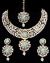 Kundan JASMINE Indian Necklace Set - Mint Green NAGK11522 Indian Jewellery